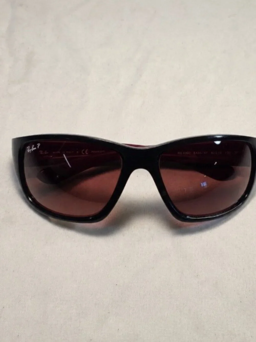 Ray-Ban Sunglasses Maroon and Black Men's rb4300 6434